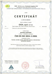 EN ISO 3834-2 1 CZ 24